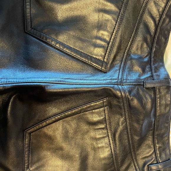 Vintage Jones New York Leather Pants - Picture 6 of 6